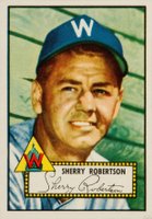 1952 Topps #245 Sherry Robertson Baseball Card