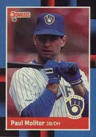 1988 Donruss #249 Paul Molitor Baseball Card