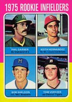 1975 Topps #623 Rookie Infielders Baseball Card