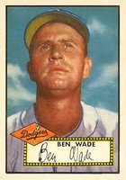 1952 Topps #389 Ben Wade Baseball Card