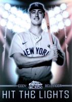 2025 Topps Chrome Black Hit the Lights #HTL6 Cody Bellinger Baseball Card
