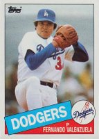 1985 Topps #440 Fernando Valenzuela Baseball Card
