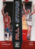 2021 Panini Donruss Optic All-Stars #13 Larry Bird/Magic Johnson Basketball Card