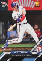 2024 Topps Now MLB Rookie Cup Team Set #RC9 Wyatt Langford Black Baseball Card
