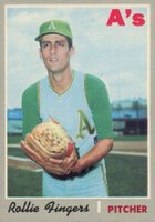 1970 Topps #502 Rollie Fingers Baseball Card