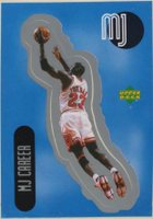 1998 Upper Deck International MJ Stickers #SU23 Michael Jordan Basketball Card