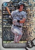 2022 Bowman Chrome Prospects #BCP71 Colson Montgomery Speckle Refractor Baseball Card