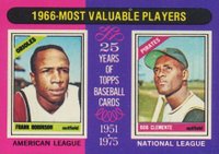 1975 Topps #204 1966 MVP's Baseball Card