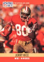 1990 Pro Set #295 Jerry Rice Football Card