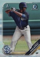 2019 Bowman Draft #BDC180 Joshua Mears Chrome-Refractor Baseball Card