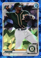 2020 Bowman Draft Chrome Sapphire Edition #BD155 Robert Puason Baseball Card