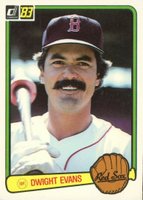 1983 Donruss #452 Dwight Evans Baseball Card