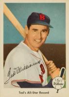 1959 Fleer Ted Williams #63 Ted's All-Star Record Baseball Card