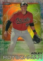 2021 Bowman's Best #25 Adley Rutschman Gold Refractor Baseball Card