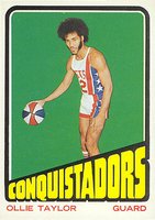 1972 Topps #209 Ollie Taylor Basketball Card