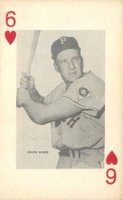 1962 Pittsburgh Exhibits # Ralph Kiner 6 of Hearts Baseball Card