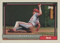 1992 Topps #773 Hal Morris Baseball Card