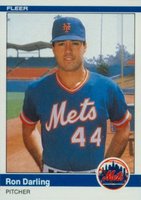 1984 Fleer Update #U-29 Ron Darling Baseball Card