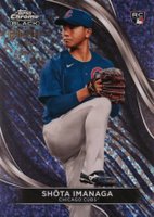 2024 Topps Chrome Black #43 Shota Imanaga Purple Mini Diamond Baseball Card