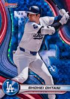 2024 Bowman's Best #33 Shohei Ohtani Blue X-Fractor Baseball Card