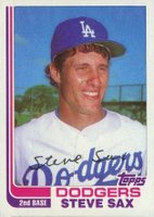 1982 Topps Traded #103T Steve Sax Baseball Card