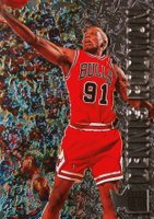 1996 Metal #15 Dennis Rodman Basketball Card