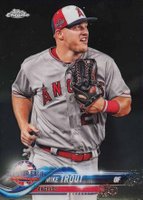 2018 Topps Chrome Update #HMT69 Mike Trout Baseball Card
