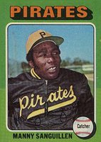 1975 Topps #515 Manny Sanguillen Baseball Card