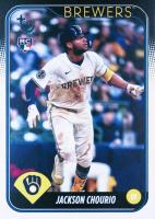 2024 Topps Update #US240 Jackson Chourio Vintage Stock Baseball Card