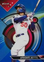 2023 Topps Finest #62 Mookie Betts Blue Baseball Card