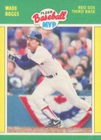 1989 Fleer MVP #3 Wade Boggs Baseball Card