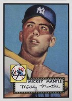 1983 Topps '52 Reprint #311 Mickey Mantle Baseball Card