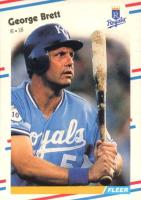 1988 Fleer Glossy #254 George Brett Baseball Card