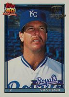 1991 Topps Desert Shield #301 Steve Farr Baseball Card