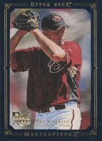 2008 Upper Deck Masterpieces #5 Max Scherzer Framed Blue 125 Baseball Card