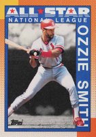 1990 Topps #400 Ozzie Smith Baseball Card