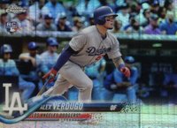 2018 Topps Chrome #167 Alex Verdugo Batting-Prism Refractor Baseball Card