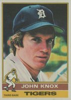 1976 Topps #218 John Knox Baseball Card