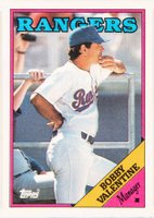 1988 Topps #594 Bobby Valentine Baseball Card