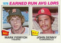 1977 Topps #7 E.R.A. Leaders Baseball Card