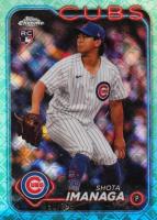 2024 Topps Chrome Logofractor Edition #121 Shota Imanaga Aqua Refractor Baseball Card