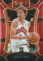 2023 Panini Select #312 Gradey Dick Maroon Prizm Basketball Card
