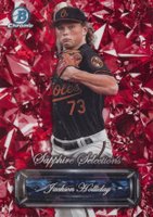 2024 Bowman Sapphire Edition Sapphire Selections #BSS11 Jackson Holliday Red Baseball Card