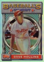 1993 Finest #23 Dave Hollins Refractor Baseball Card