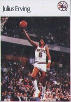 1986 Super Canasta Spanish Sticker # Julius Erving Basketball Card