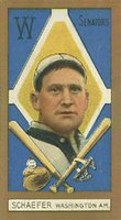 1911 Gold Borders Drum #177 Germany Schaefer Baseball Card