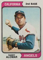 1974 Topps #347 Sandy Alomar Baseball Card