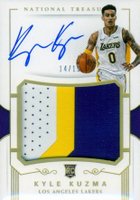 2017 Panini National Treasures #126 Kyle Kuzma Patch Autograph-Limited Edition Basketball Card