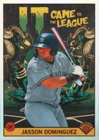 2022 Bowman Chrome It Came to the League #ICFL8 Jasson Dominguez Baseball Card