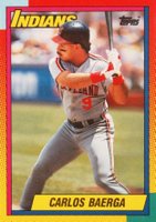 1990 Topps Traded #6T Carlos Baerga Baseball Card